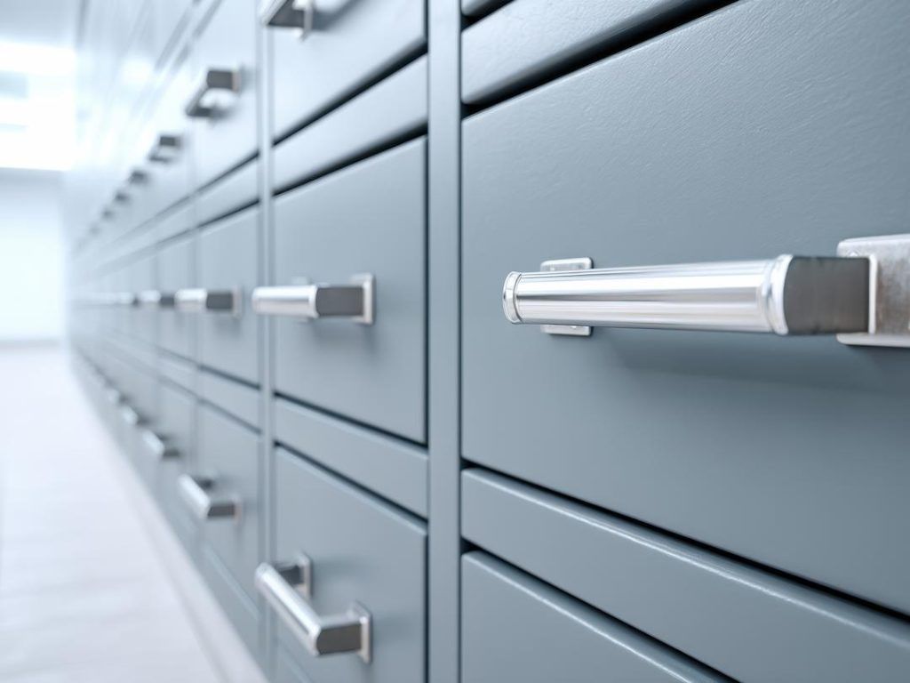 Grey Filing Cabinet Drawers