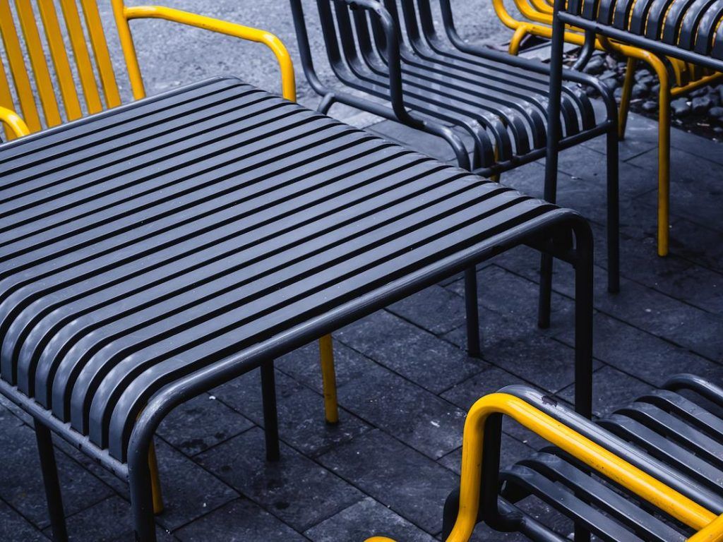 Metal Bistro Tables